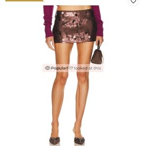 GUIZIO PAILLETTE SKIRT